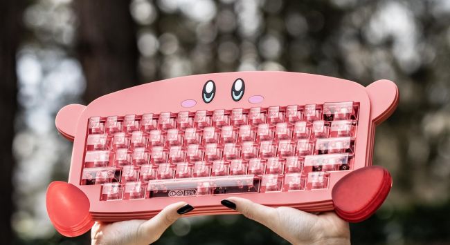 Alguien ha fabricado un teclado Kirby personalizado